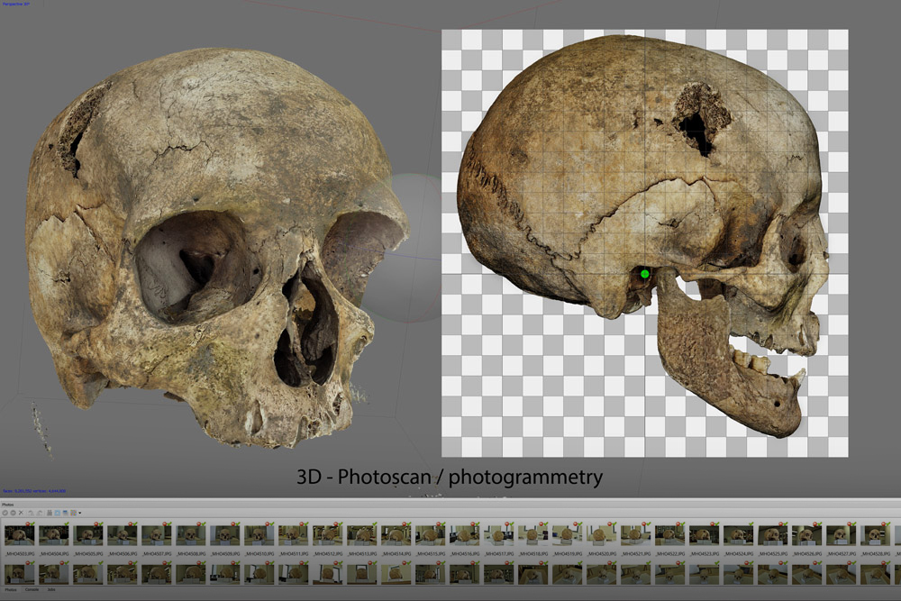 Photogrammetry | 3D Reconstruction and visualization of an ancient skull