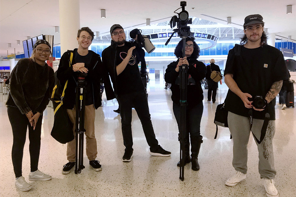 Ready For Takeoff | Viscardi & JetBlue Project | Student team filming at JFK Airport