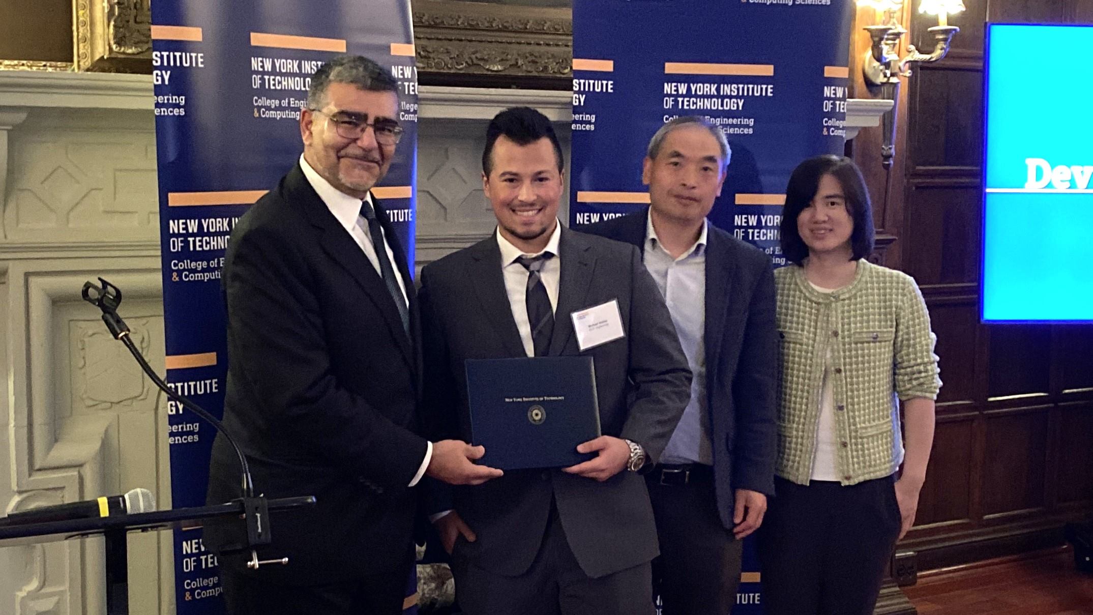 Ph.D. in Engineering Outstanding Achievement Award (Dr. Michael Kohler)