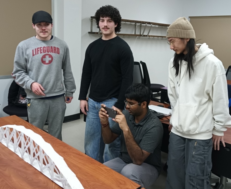 (From left to right: Daniel Boshnack, Donald Reed, Aditya Shakya, Johnathan Covello)