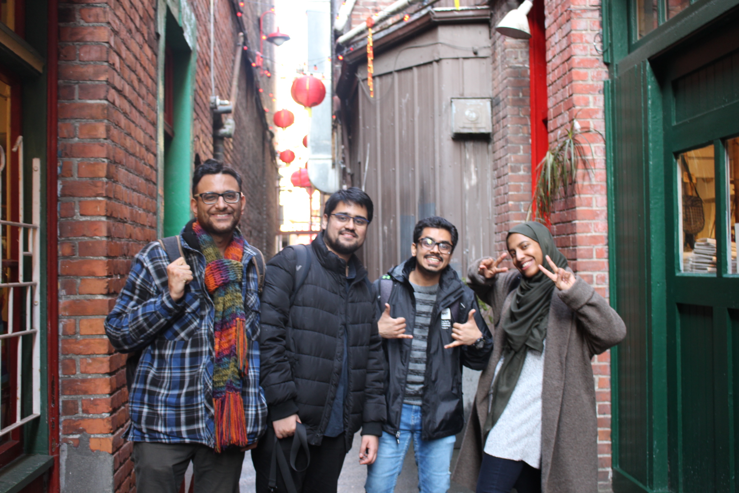In the smallest alley of Victoria