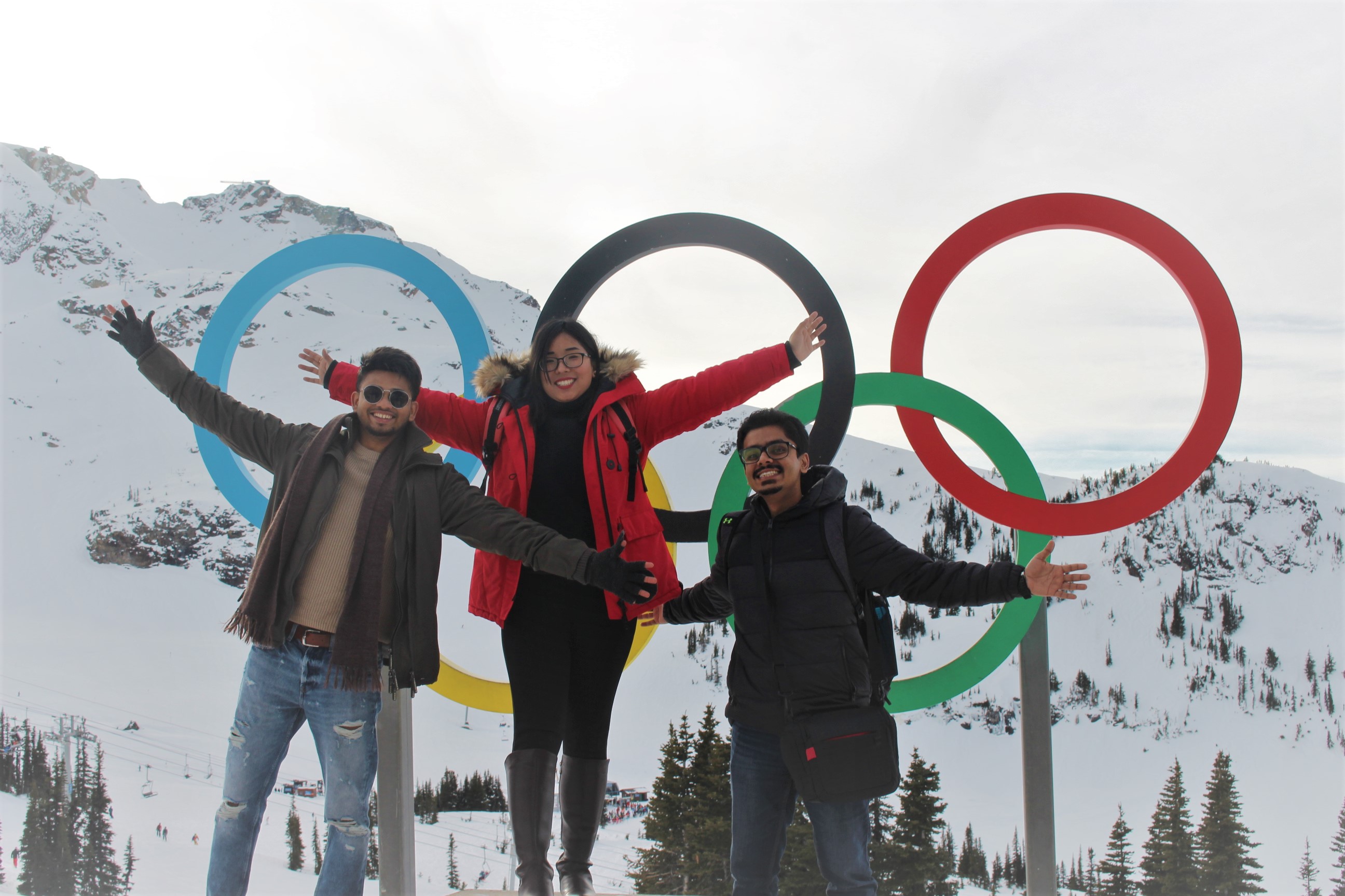 At the Olympic Ring