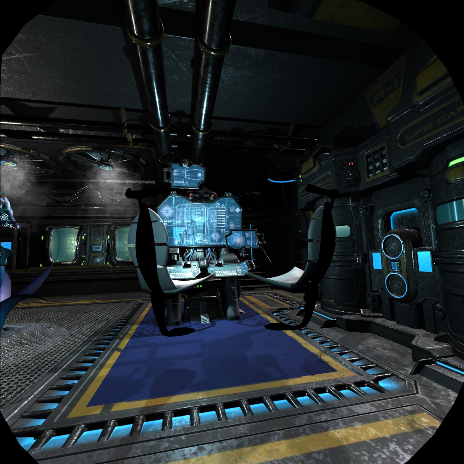 Quest Room Photo 1: Prototype of a room where technologies transport users on galaxy quests.