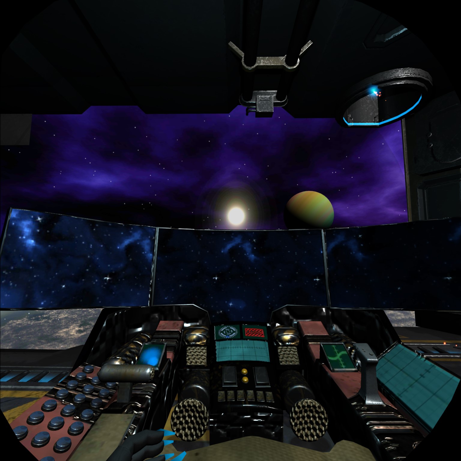 Cockpit Photo 1: Prototype of pilot control station.