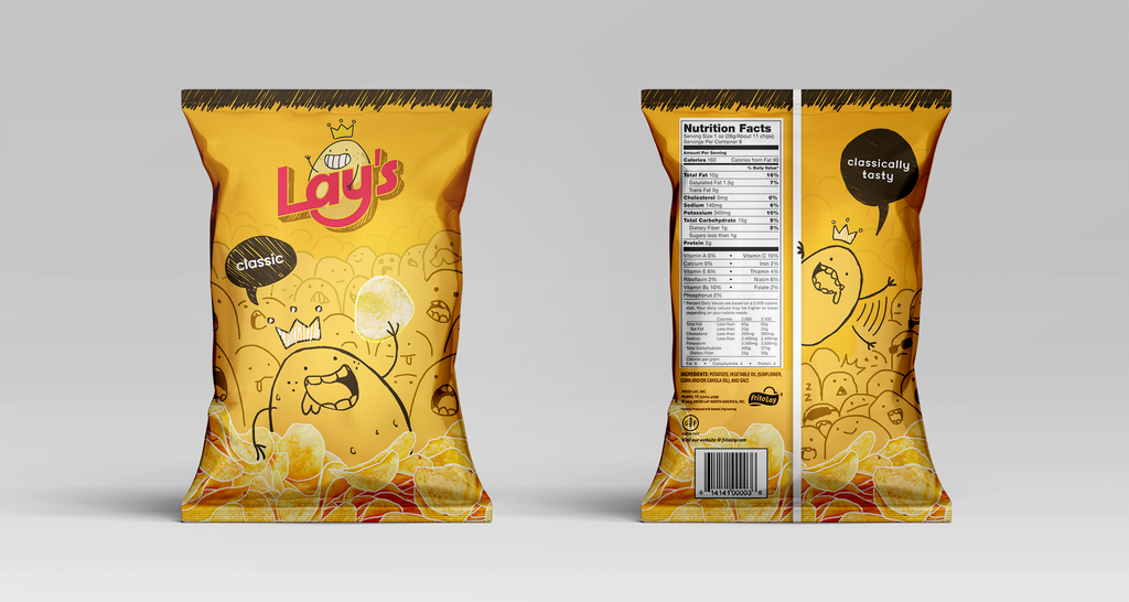 Package Design: Lays Classic